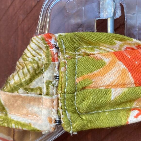 Farm Rio Dress Leopard Forest Sand Mini Fringe Sleeveless size Large - Picture 9 of 10